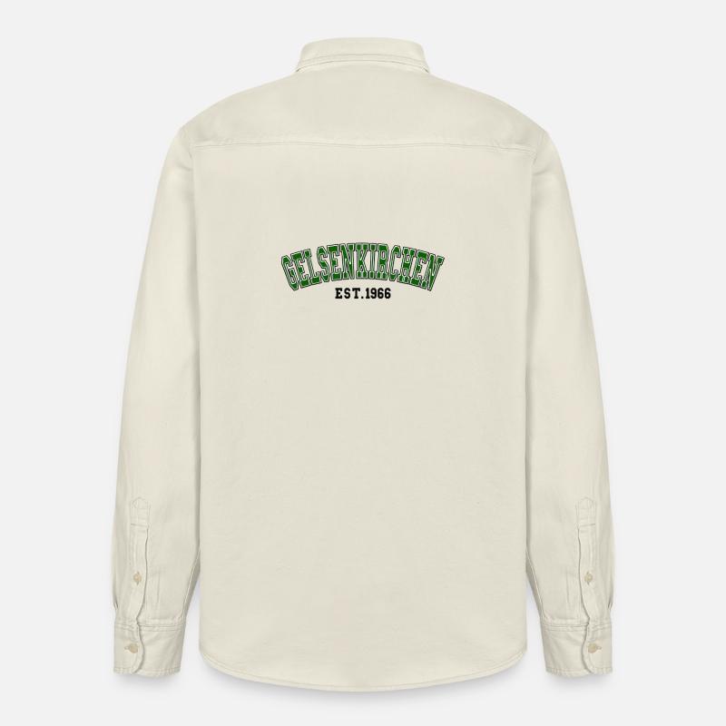 Gelsenkirchen Fondée en 1966 - Chemise unisexe coupe décontractée bio Stanley/Stella - écru doux