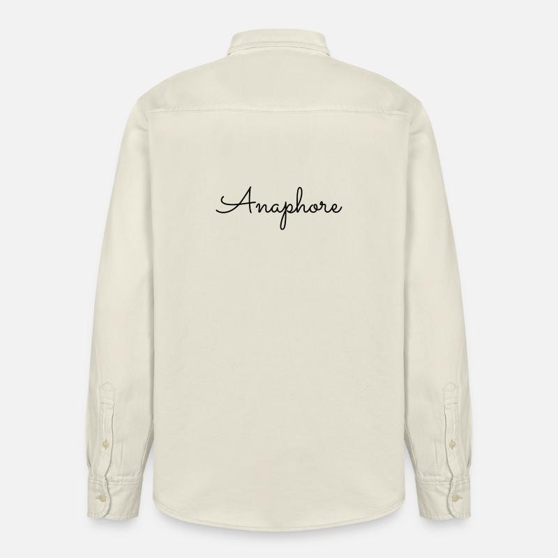 Anaphore - Chemise unisexe coupe décontractée bio Stanley/Stella - écru doux