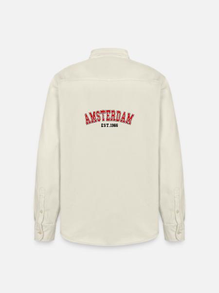 Amsterdam Est. 1966 - Relaxed Fit Unisex Organic Shirt by Stanley/Stella - soft Ecru