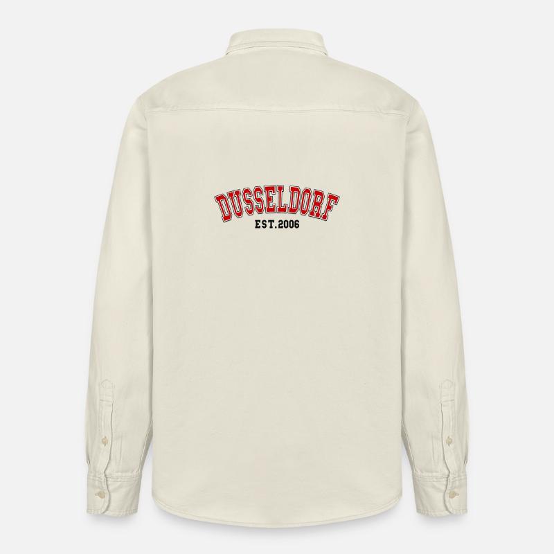Düsseldorf Fondée en 2006 - Chemise unisexe coupe décontractée bio Stanley/Stella - écru doux