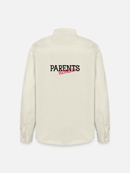 Parents heureux ! - Chemise unisexe coupe décontractée bio Stanley/Stella - écru doux