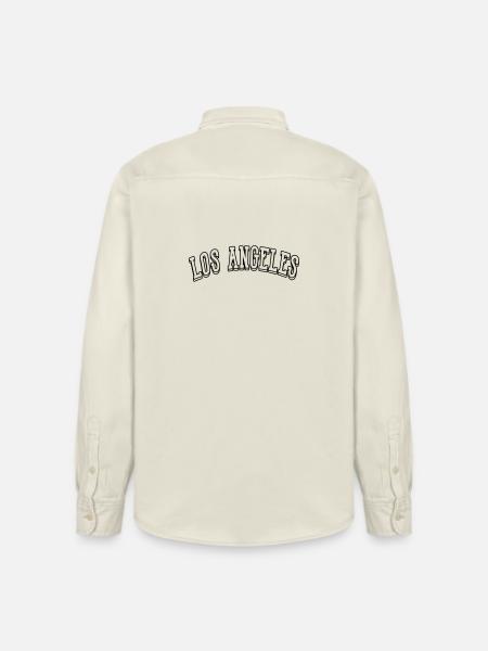 Los Angeles Shirt - Relaxed Fit Unisex Organic Shirt by Stanley/Stella - soft Ecru