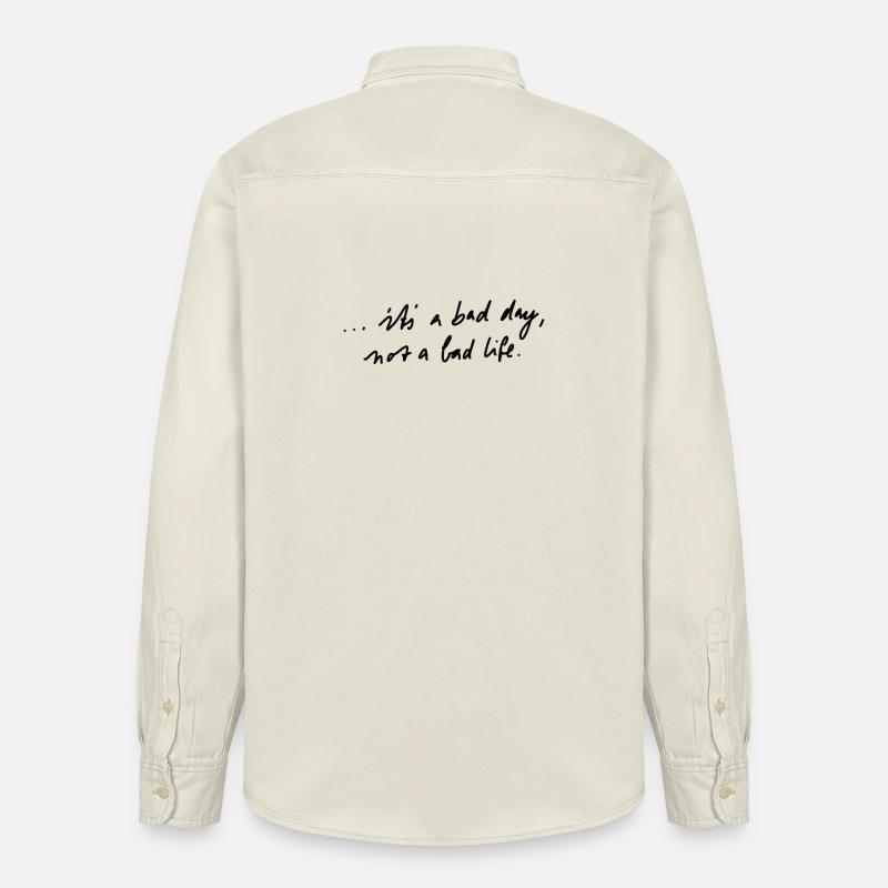 C'est juste une mauvaise journée - Chemise unisexe coupe décontractée bio Stanley/Stella - écru doux