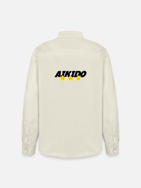 Aikido - Martial Art - Aikido - Relaxed Fit Unisex Organic Shirt by Stanley/Stella - soft Ecru