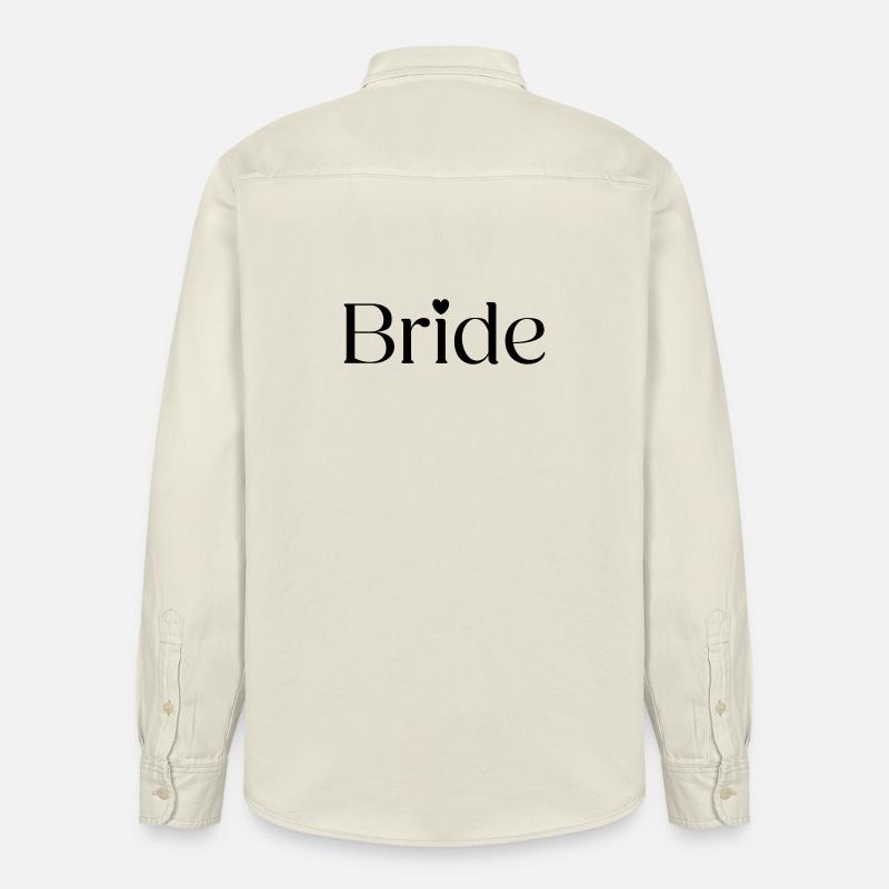 Bride  - Relaxed Fit Unisex Organic Hemd von Stanley/Stella - Natur