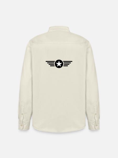I'm a star with wings - Relaxed Fit Unisex Organic Shirt by Stanley/Stella - soft Ecru