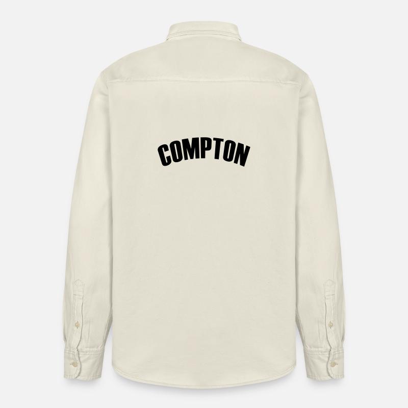 compton shirt - Relaxed Fit Unisex Organic Hemd von Stanley/Stella - Natur