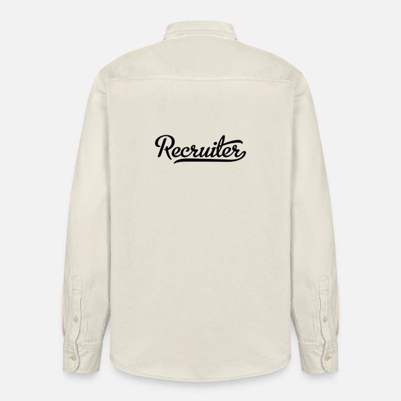 Recruiter - Relaxed Fit Unisex Organic Hemd von Stanley/Stella - Natur