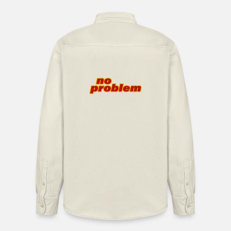 NO PROBLEM - Relaxed Fit Unisex Organic Hemd von Stanley/Stella - Natur