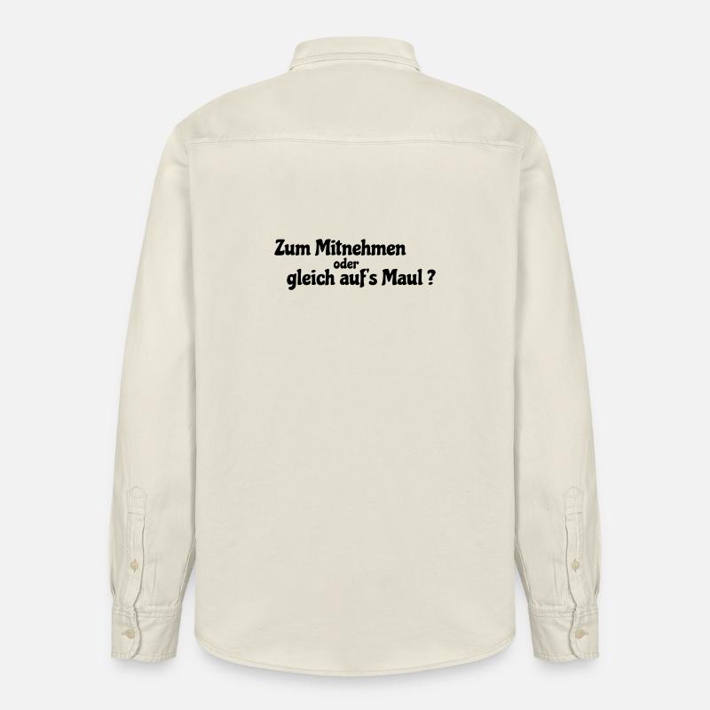 Mitnehmen oder gleich - Relaxed Fit Unisex Organic Hemd von Stanley/Stella - Natur