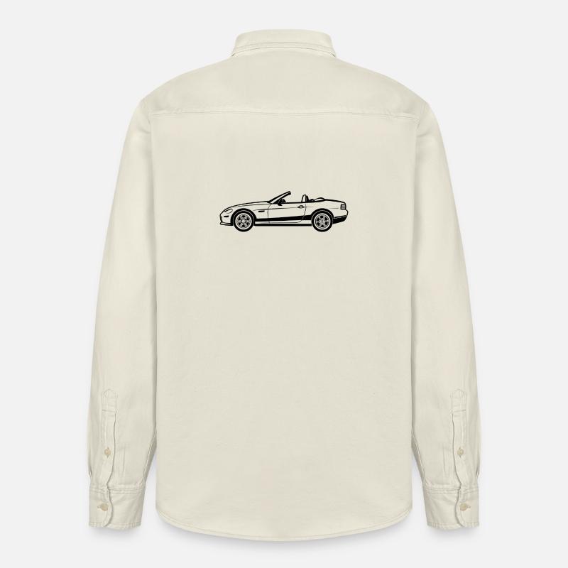 Voiture décapotable - Chemise unisexe coupe décontractée bio Stanley/Stella - écru doux