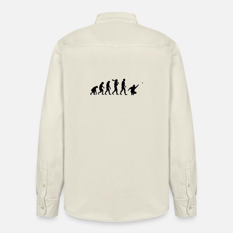 Evolution Petanque - Relaxed Fit Unisex Organic Hemd von Stanley/Stella - Natur