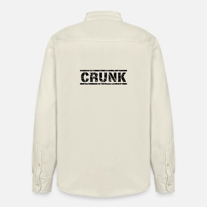 Crunk - Relaxed Fit Unisex Organic Hemd von Stanley/Stella - Natur