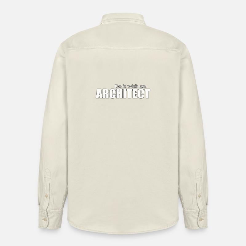 ARCHITECTE - Chemise unisexe coupe décontractée bio Stanley/Stella - écru doux