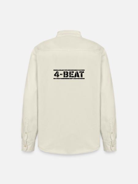 4 Beat - Relaxed Fit Unisex Organic Shirt by Stanley/Stella - soft Ecru