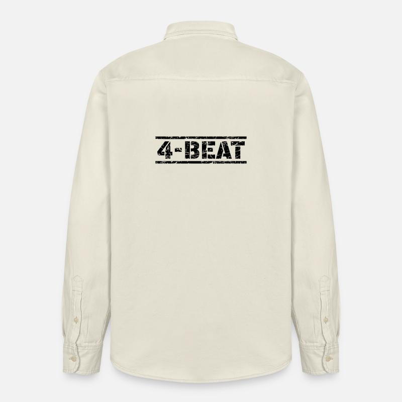 4 Battements - Chemise unisexe coupe décontractée bio Stanley/Stella - écru doux