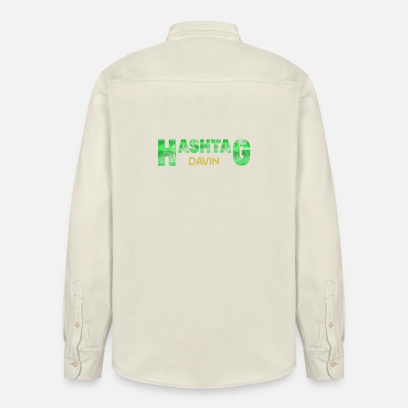 Davin Davin - Relaxed Fit Unisex Organic Hemd von Stanley/Stella - Natur