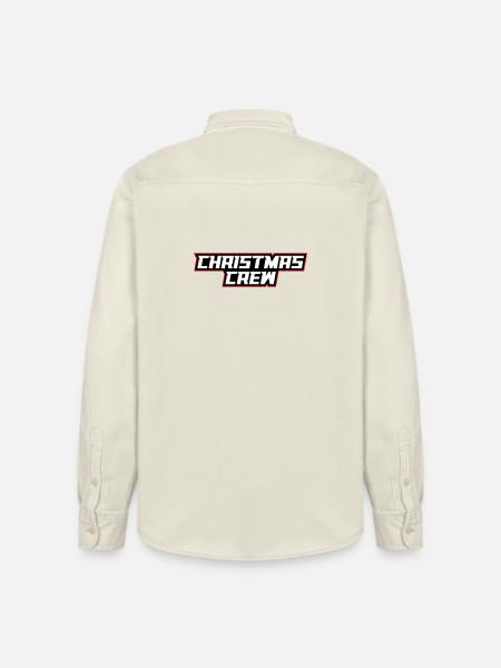 Christmas Crew Weihnachten - Relaxed Fit Unisex Organic Hemd von Stanley/Stella - Natur