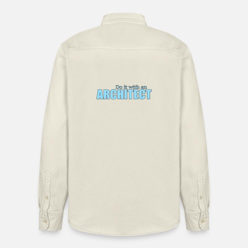 Architecte - Chemise unisexe coupe décontractée bio Stanley/Stella - écru doux