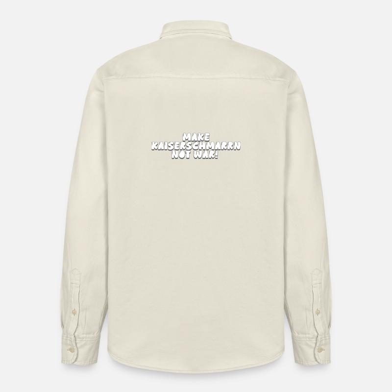 Make Kaiserschmarrn Not War! - Relaxed Fit Unisex Organic Hemd von Stanley/Stella - Natur
