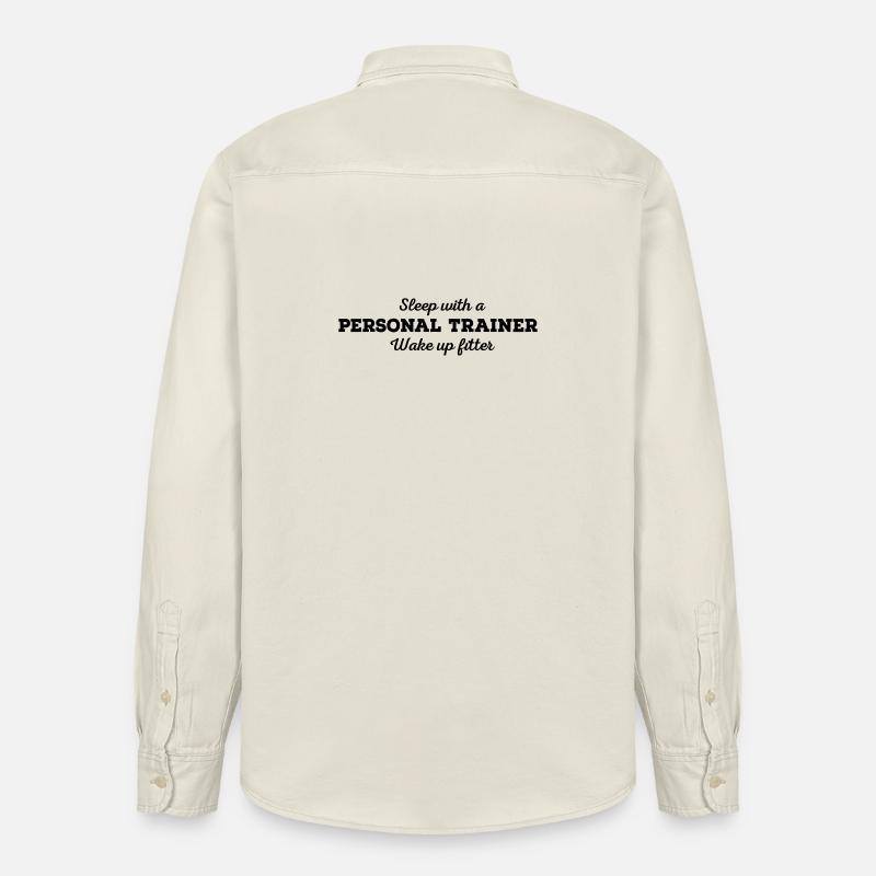 Personal Trainer - Relaxed Fit Unisex Organic Hemd von Stanley/Stella - Natur