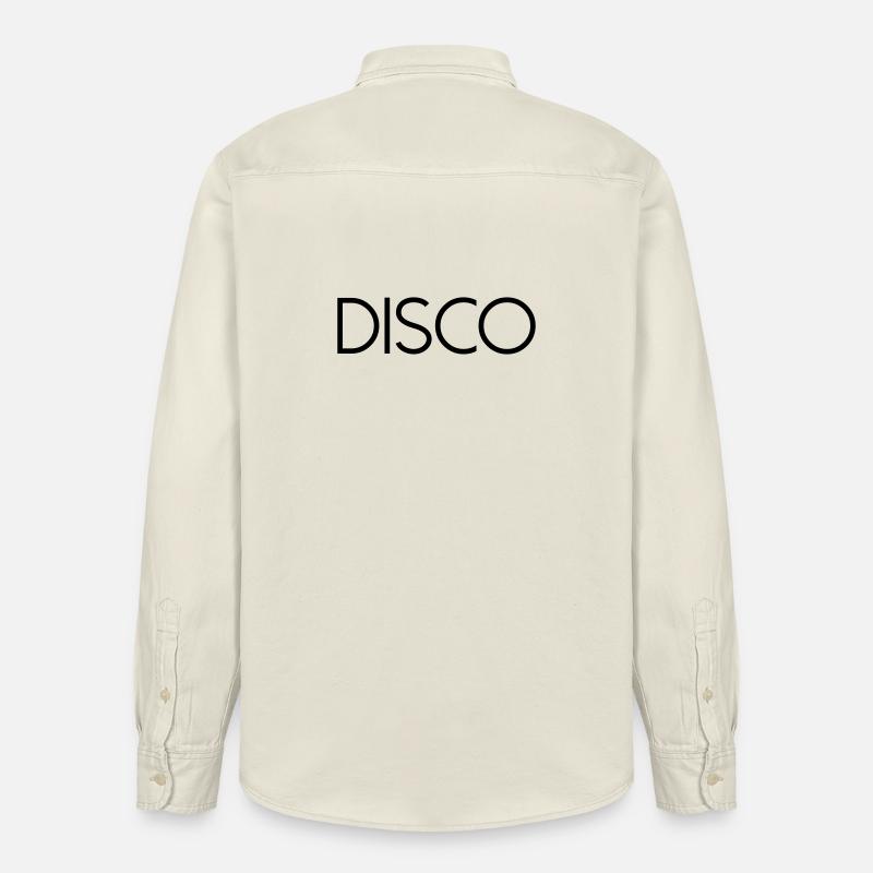 DISCO Diskokugel - Chemise unisexe coupe décontractée bio Stanley/Stella - écru doux