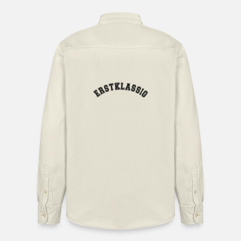 Erstklassig Einschulung, Schulstart, schulkind - Relaxed Fit Unisex Organic Hemd von Stanley/Stella - Natur