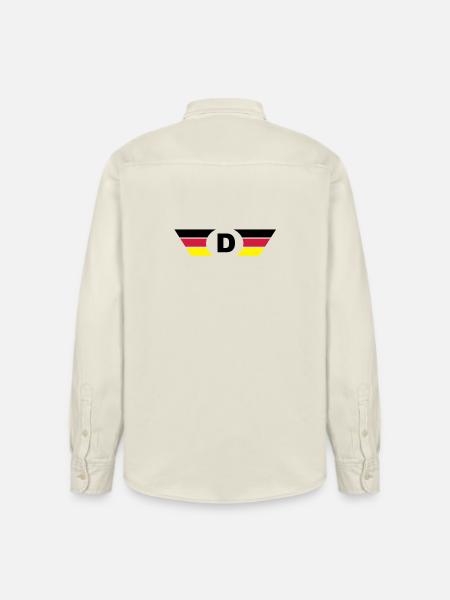 Germany flag / symbol top - Relaxed Fit Unisex Organic Shirt by Stanley/Stella - soft Ecru