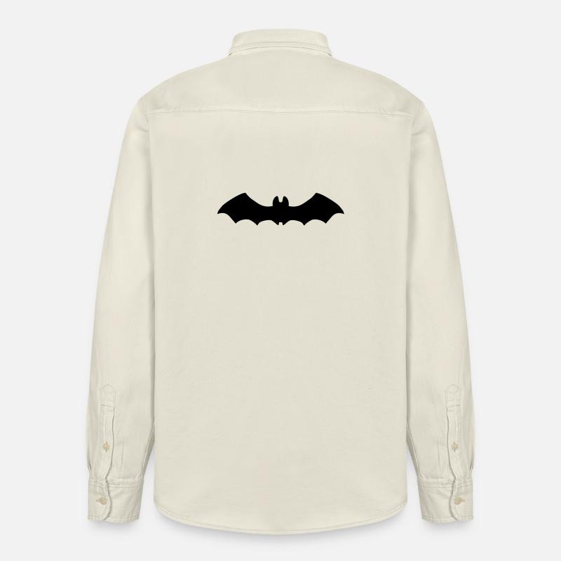 Fledermaus im Flug - Relaxed Fit Unisex Organic Hemd von Stanley/Stella - Natur