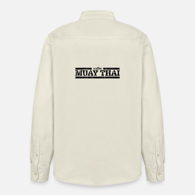 Muay Thaï - Chemise unisexe coupe décontractée bio Stanley/Stella - écru doux