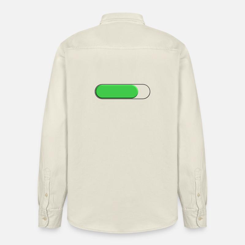 Petite Verte gauge (loading) - Relaxed Fit Unisex Organic Shirt by Stanley/Stella - soft Ecru