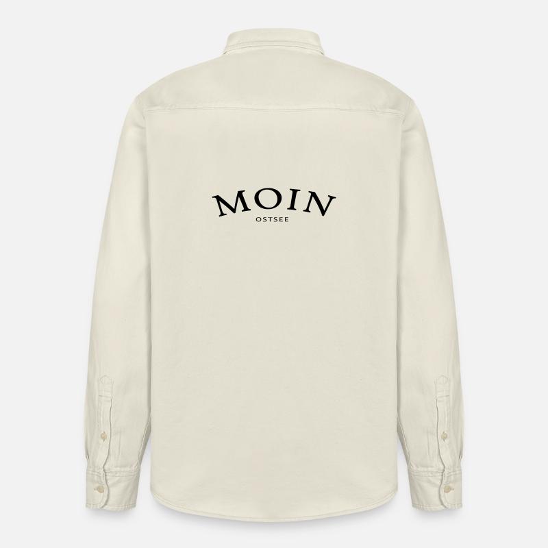 Moin Ostsee - Relaxed Fit Unisex Organic Hemd von Stanley/Stella - Natur