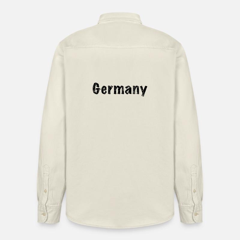 Germany - Relaxed Fit Unisex Organic Hemd von Stanley/Stella - Natur