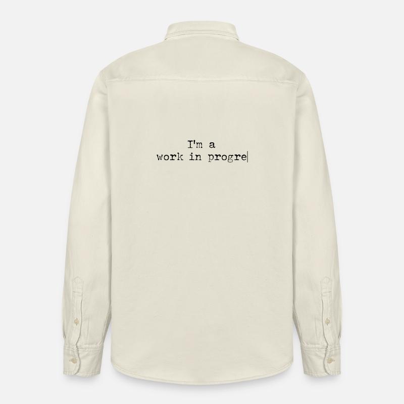 Work in progress - Relaxed Fit Unisex Organic Hemd von Stanley/Stella - Natur