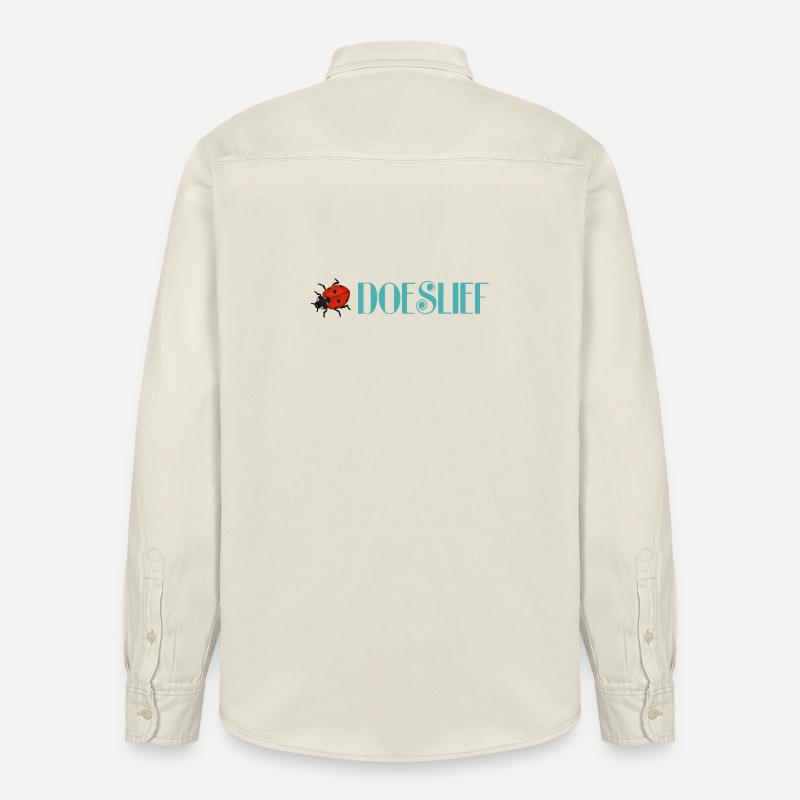 Süßer Marienkäfer Schwarze Punkte - Relaxed Fit Unisex Organic Hemd von Stanley/Stella - Natur