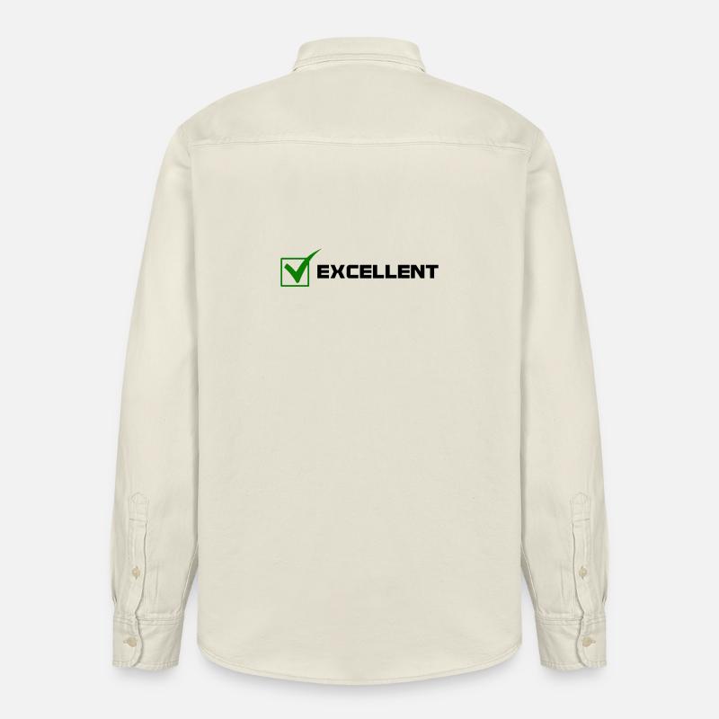 Excellente - Chemise unisexe coupe décontractée bio Stanley/Stella - écru doux