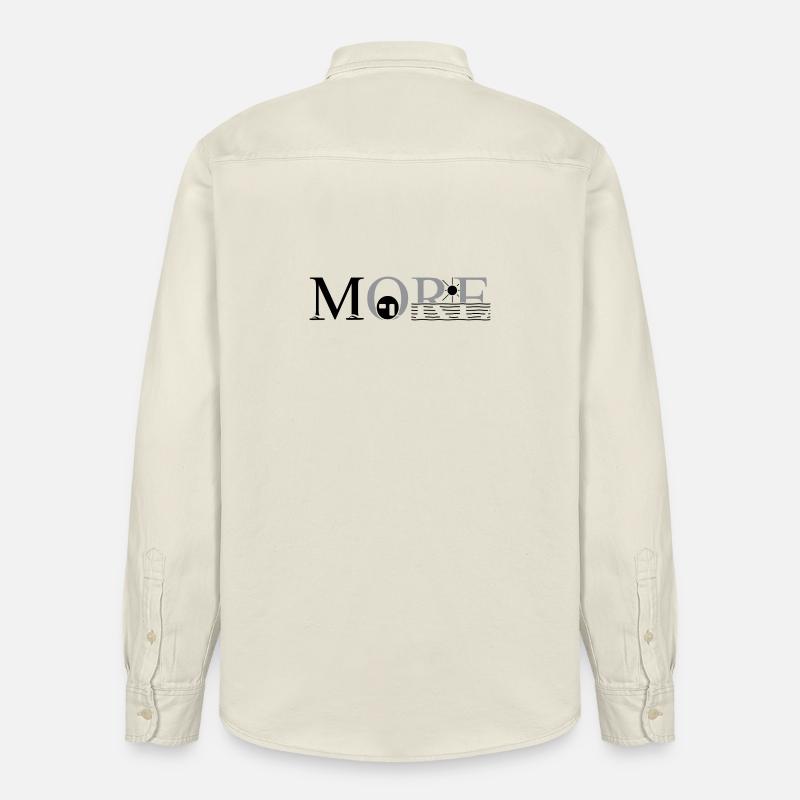 Plus de camping - Chemise unisexe coupe décontractée bio Stanley/Stella - écru doux