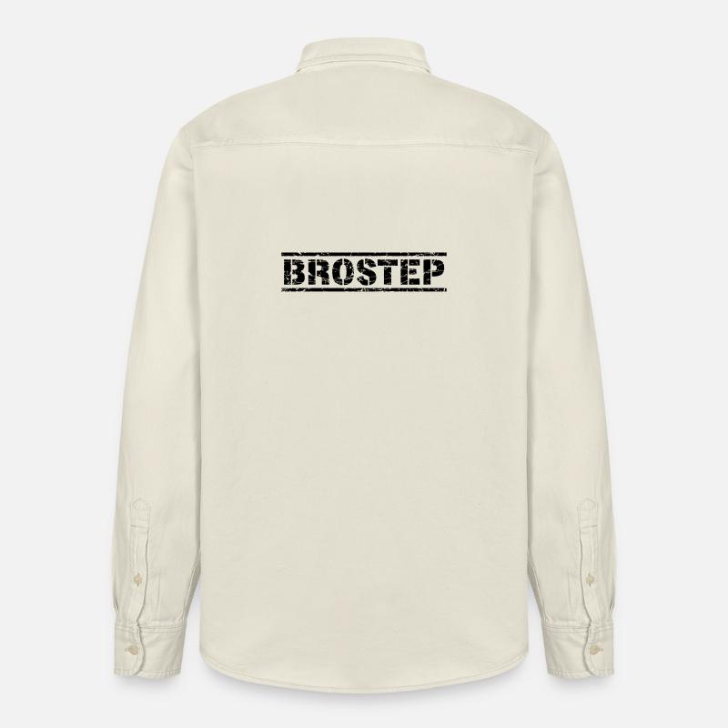 Brostep - Chemise unisexe coupe décontractée bio Stanley/Stella - écru doux