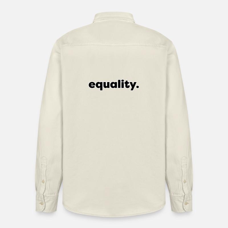 equality - Relaxed Fit Unisex Organic Hemd von Stanley/Stella - Natur