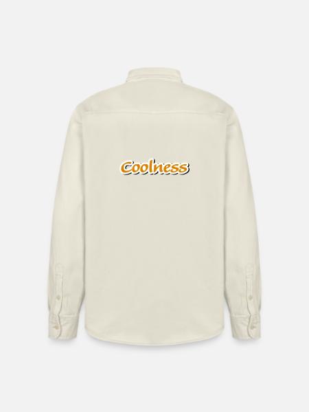 coolness claim Vectorgraphic - Relaxed Fit Unisex Organic Shirt by Stanley/Stella - soft Ecru