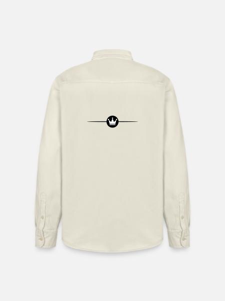 Krone Linie - Relaxed Fit Unisex Organic Hemd von Stanley/Stella - Natur