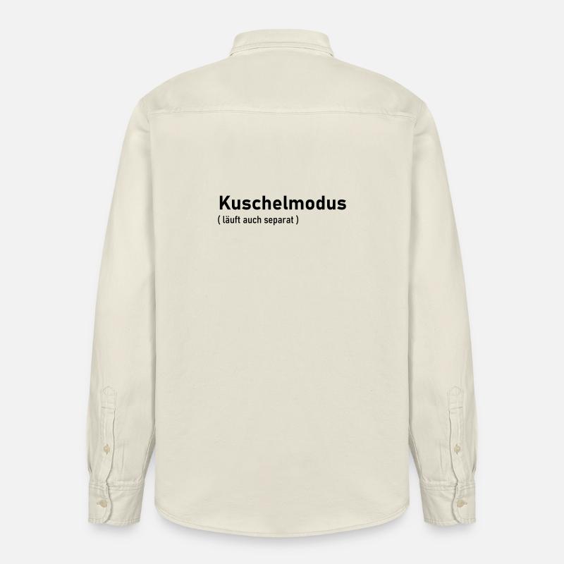 Kuschelmodus - Relaxed Fit Unisex Organic Hemd von Stanley/Stella - Natur