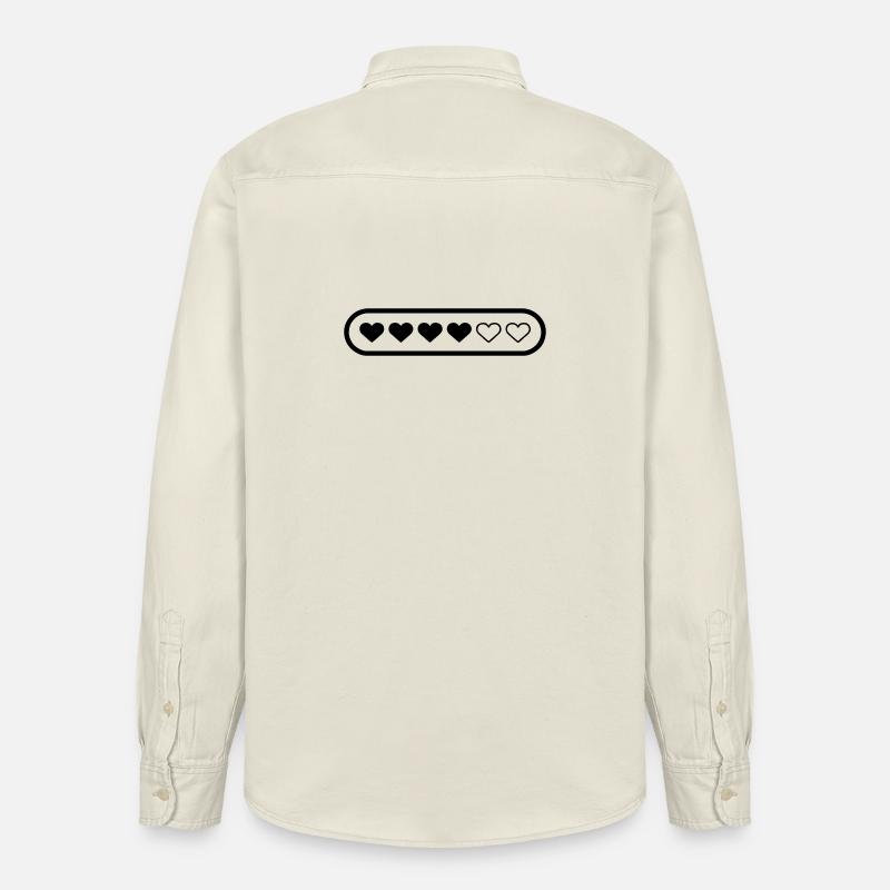Loading - Relaxed Fit Unisex Organic Shirt by Stanley/Stella - soft Ecru