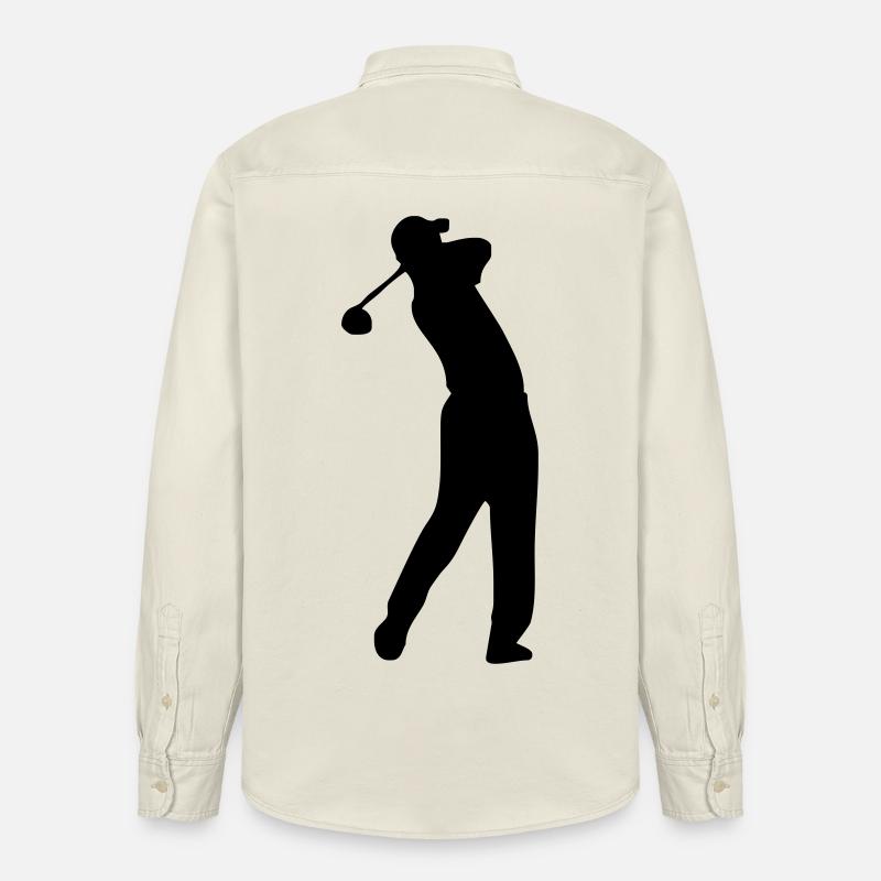 golf - Chemise unisexe coupe décontractée bio Stanley/Stella - écru doux