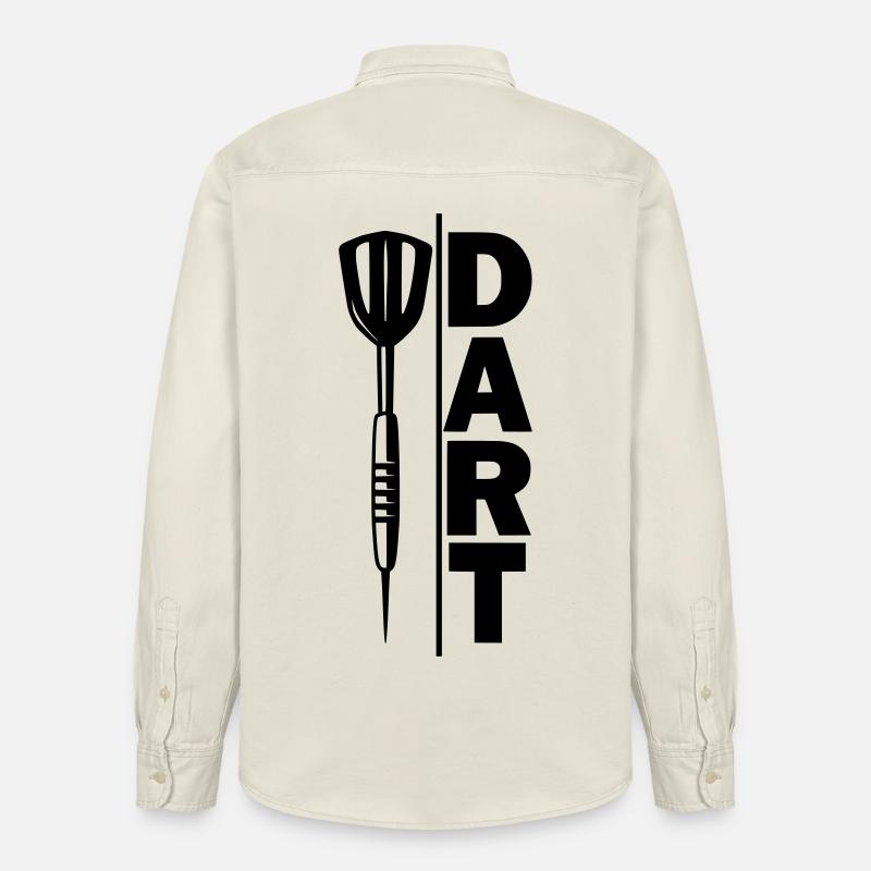 Fléchettes, fléchettes, FLÈCHE DE DASH - Chemise unisexe coupe décontractée bio Stanley/Stella - écru doux