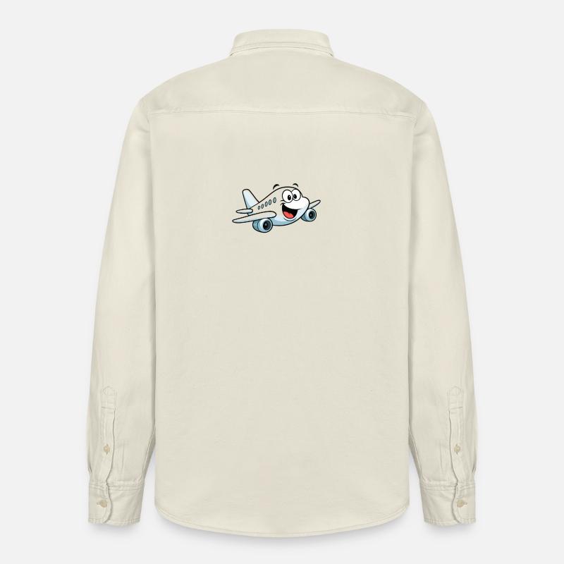 ChatGPT_Image_8 _Dez - Chemise unisexe coupe décontractée bio Stanley/Stella - écru doux