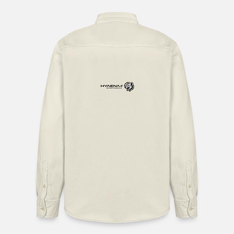 Hyaena Logo Version 4 par TF - Chemise unisexe coupe décontractée bio Stanley/Stella - écru doux