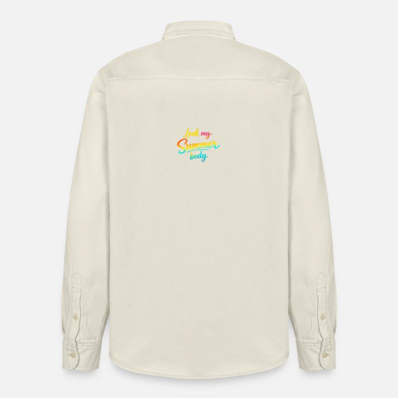 Schau, mein Sommerkörper! - Relaxed Fit Unisex Organic Hemd von Stanley/Stella - Natur