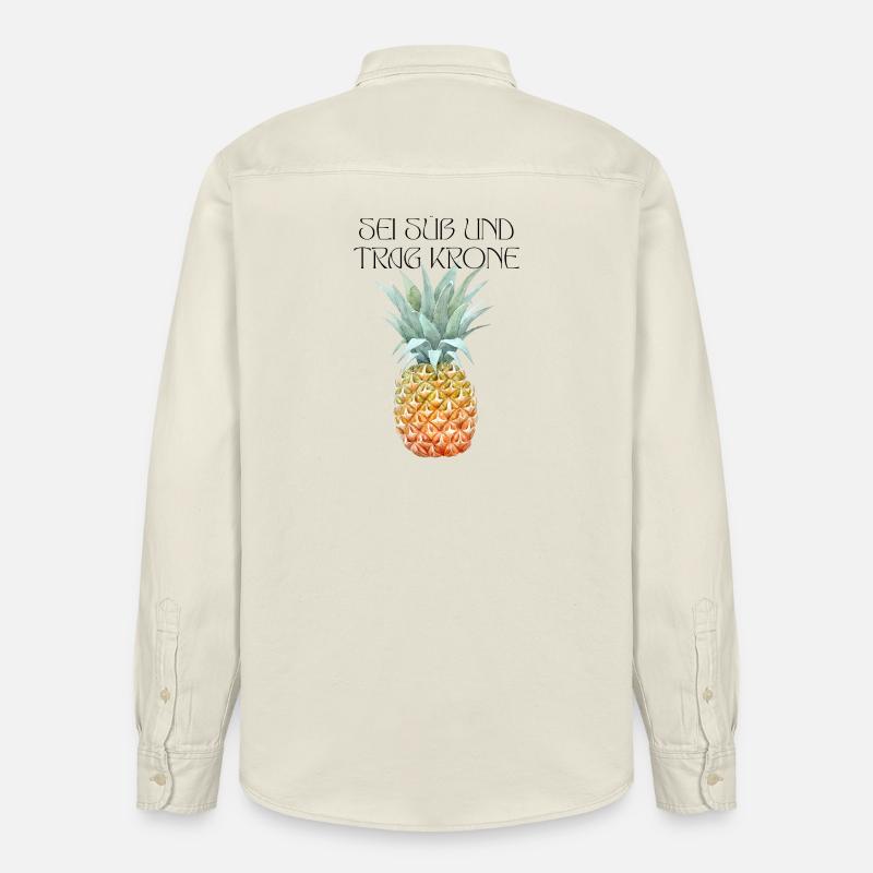 Sei süß und trag Krone - Relaxed Fit Unisex Organic Hemd von Stanley/Stella - Natur