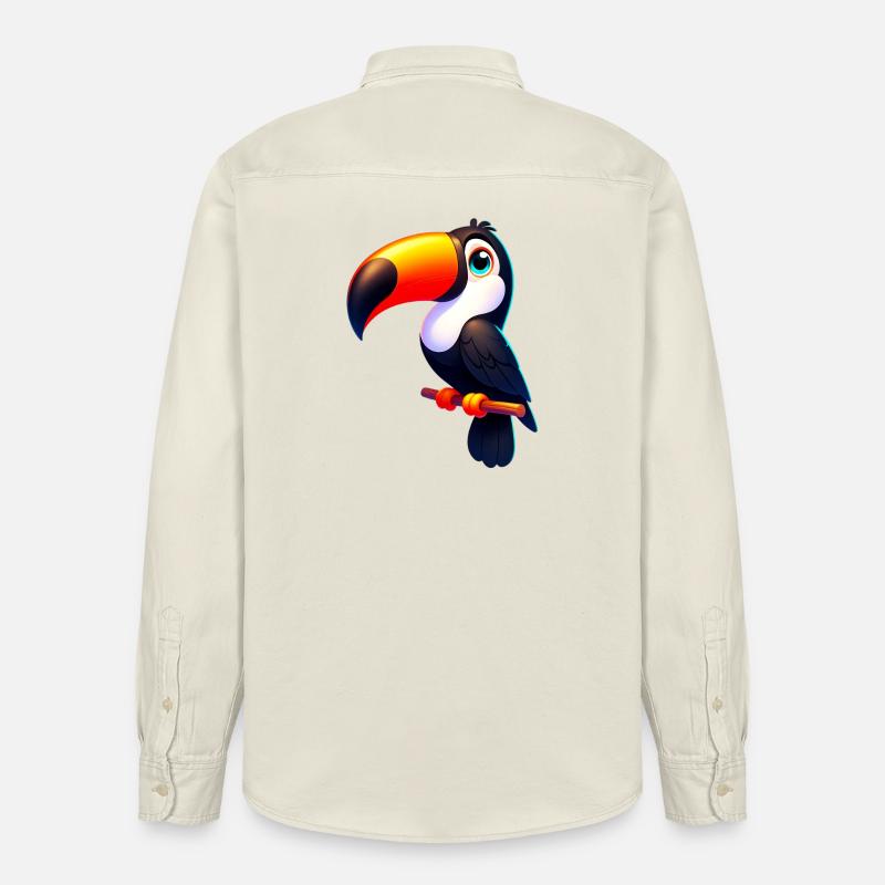 Tukan - Relaxed Fit Unisex Organic Hemd von Stanley/Stella - Natur